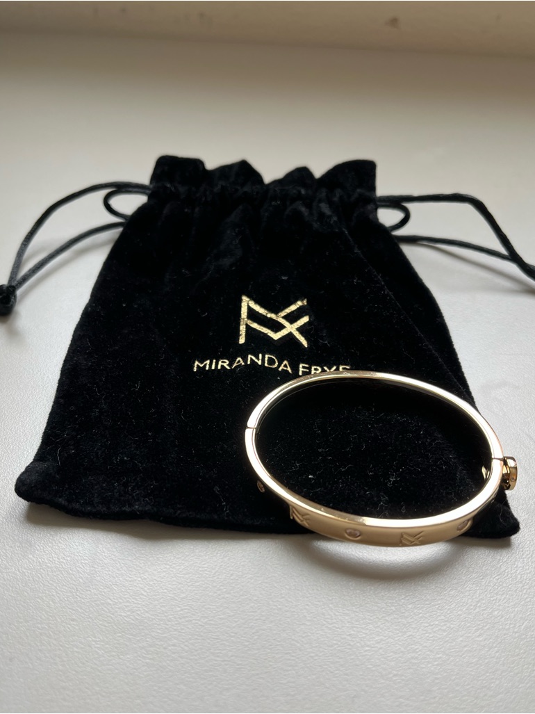 Nwt Mirand Frye Mf Cuff Bracelet Gold Xs